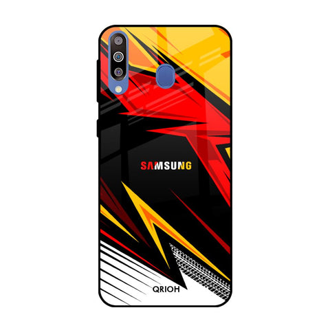 Race Jersey Pattern Glossy Case For Samsung Galaxy M40