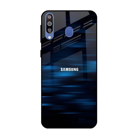 Blue Rough Abstract Glossy Case for Samsung Galaxy M40