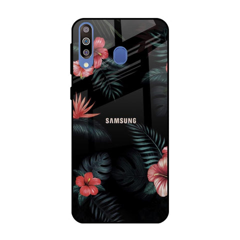 Tropical Art Flower Glossy Case for Samsung Galaxy M40