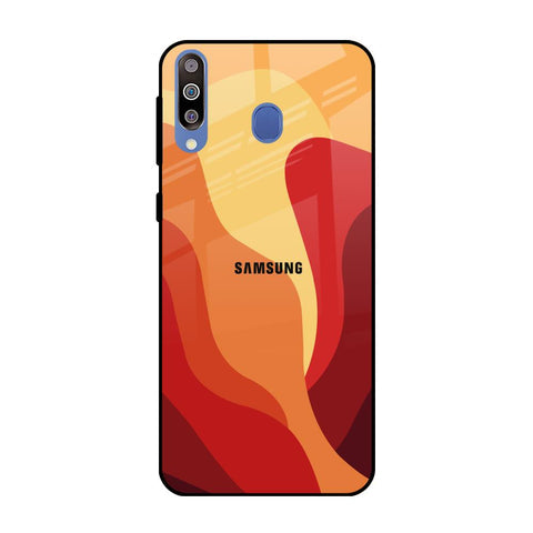 Magma Color Pattern Glossy Case for Samsung Galaxy M40
