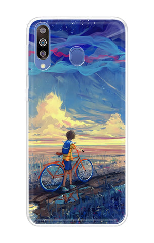 Riding Bicycle to Dreamland Soft Cover for Samsung Galaxy M40