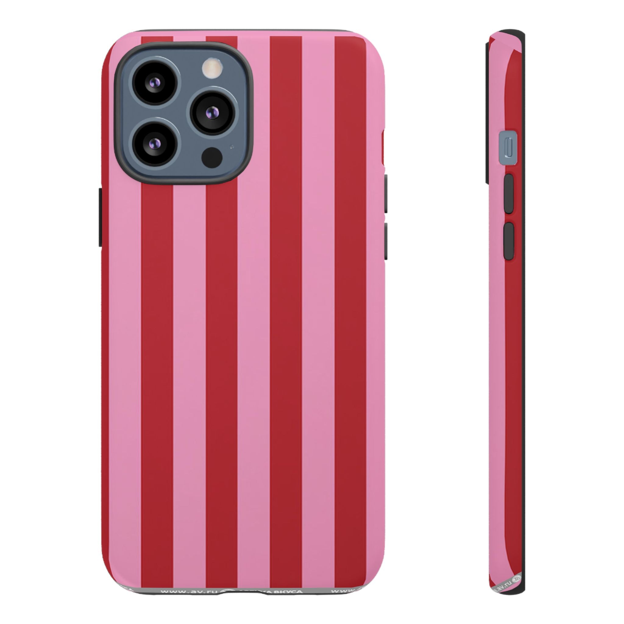 Rose Stripes Tough Case  Available For All iPhone Models
