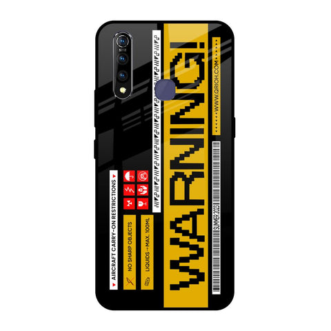 Aircraft Warning Glossy Case for Vivo Z1 Pro