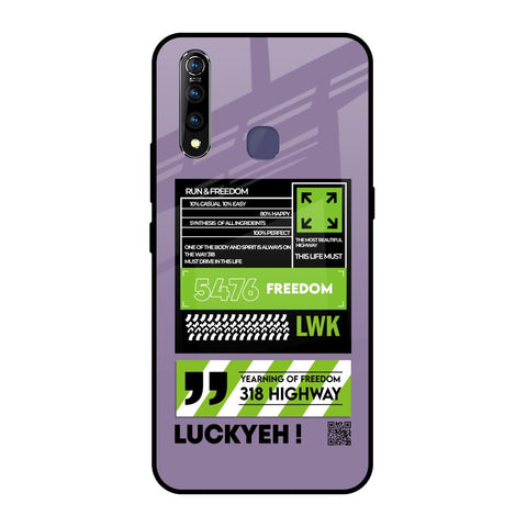 Run & Freedom Glossy Case for Vivo Z1 Pro