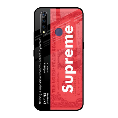 Supreme Ticket Glossy Case for Vivo Z1 Pro