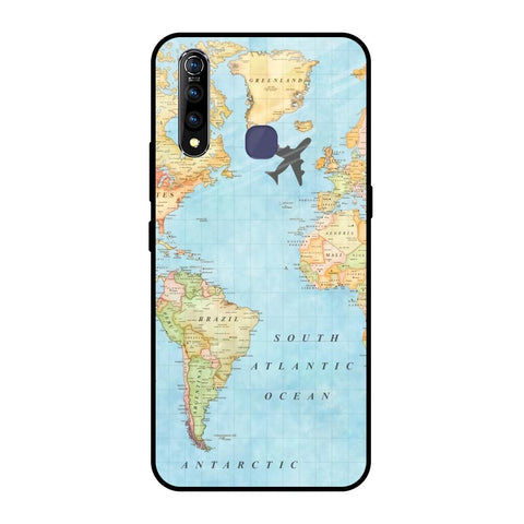 Travel Map Glossy Case for Vivo Z1 Pro
