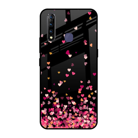 Heart Rain Fall Glossy Case For Vivo Z1 Pro