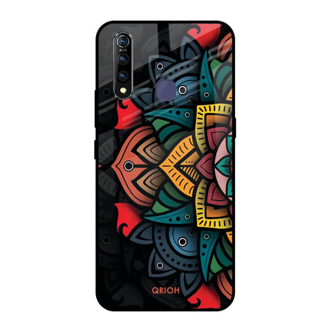 Retro Gorgeous Flower Glossy Case for Vivo Z1 Pro