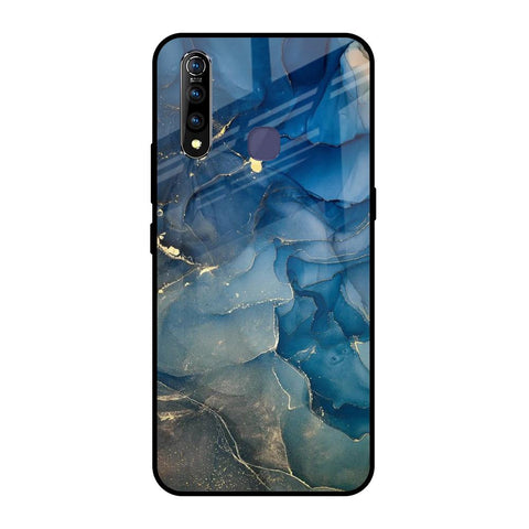 Blue Cool Marble Glossy Case for Vivo Z1 Pro