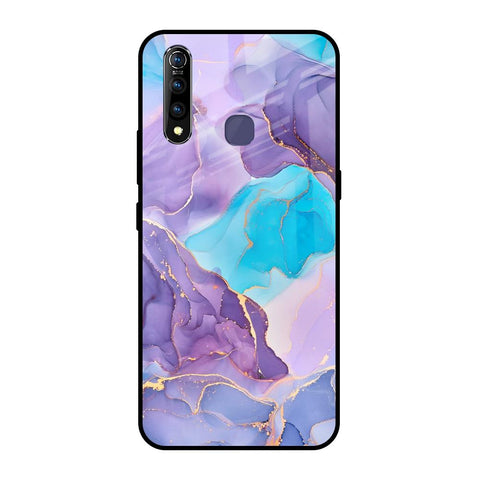 Alcohol ink Marble Glossy Case for Vivo Z1 Pro