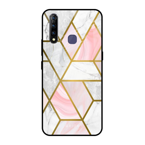 Geometrical Marble Glossy Case for Vivo Z1 Pro