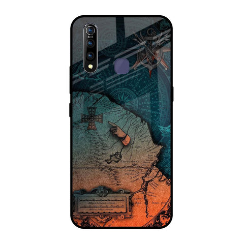 Geographical Map Glossy Case for Vivo Z1 Pro