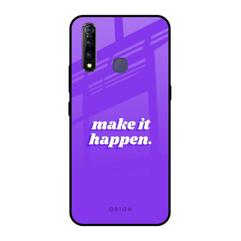 Make it Happen Glossy Case for Vivo Z1 Pro