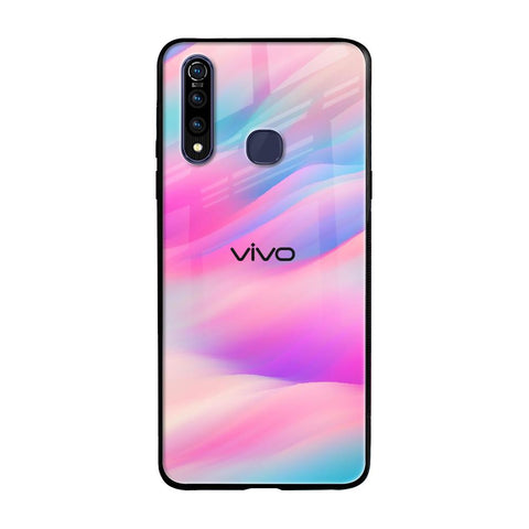 Colorful Waves Glossy case for Vivo Z1 Pro