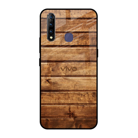Wooden Planks Glossy Case for Vivo Z1 Pro