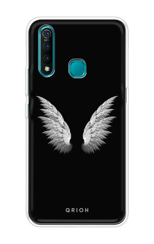 White Angel Wings Soft Cover for Vivo Z1 Pro