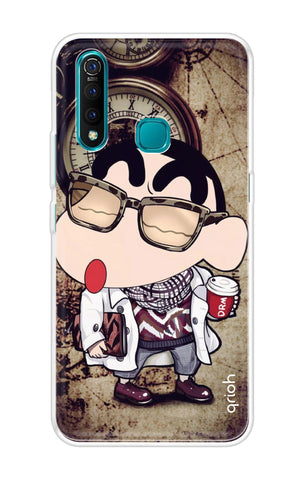 Nerdy Shinchan Soft Cover for Vivo Z1 Pro