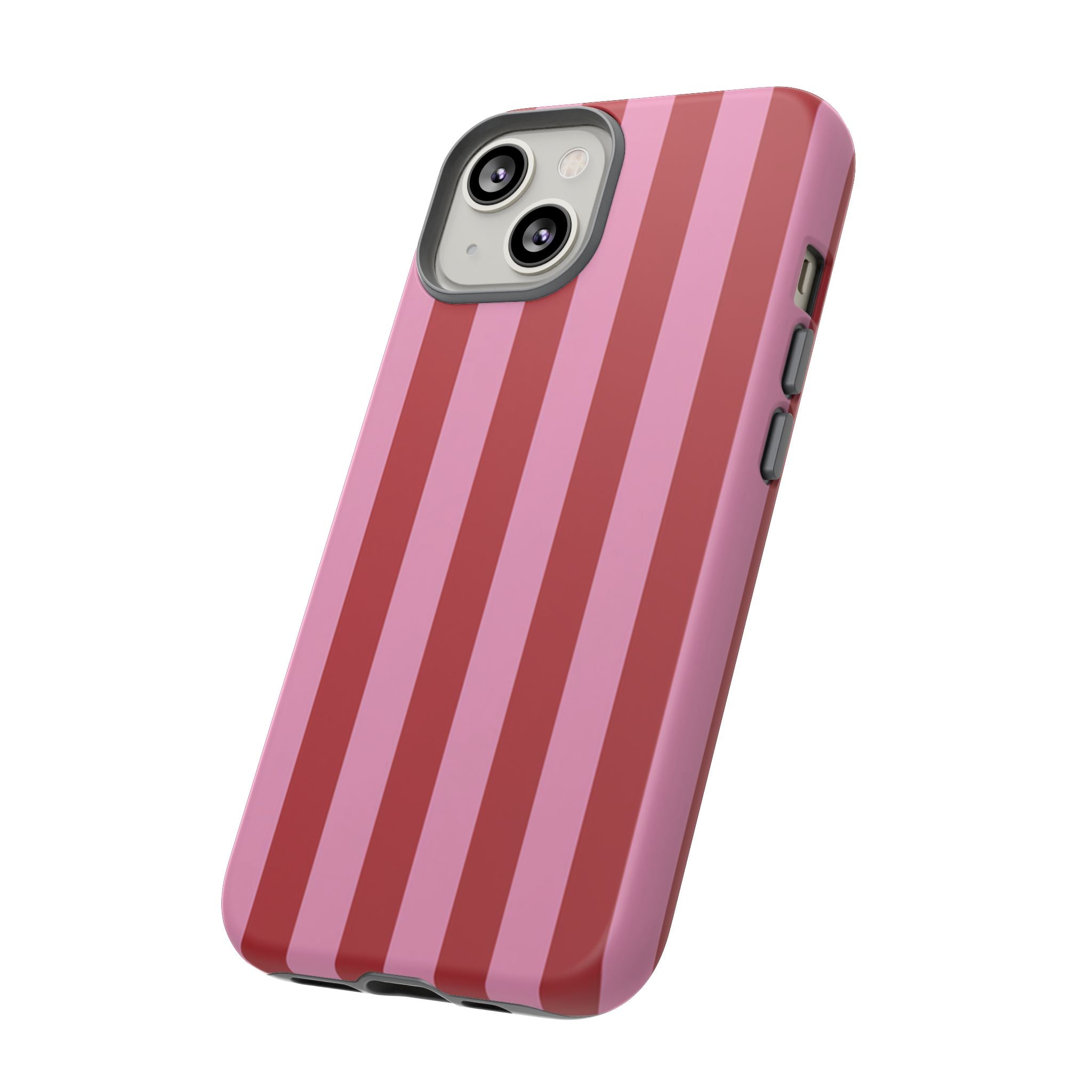 Pink Stripes Tough Case  Available For All iPhone Models