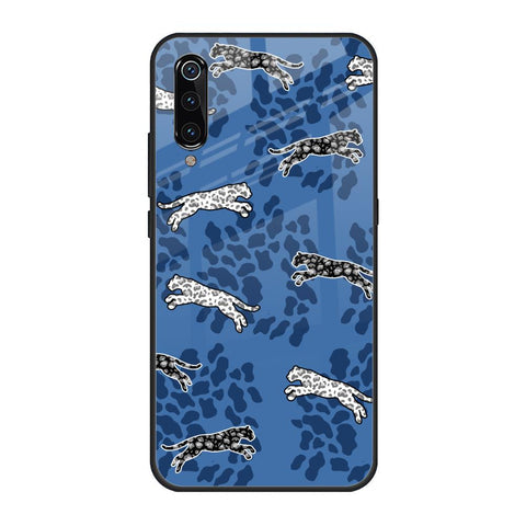 Blue Cheetah Glossy Case for Xiaomi Mi A3