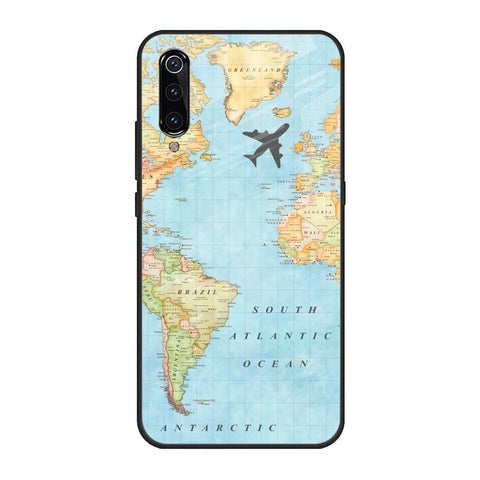 Travel Map Glossy Case for Xiaomi Mi A3