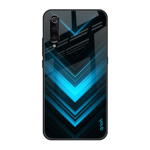 Vertical Blue Arrow Glossy Case For Xiaomi Mi A3