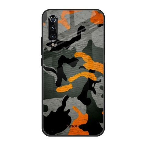 Camouflage Orange Glossy Case For Xiaomi Mi A3