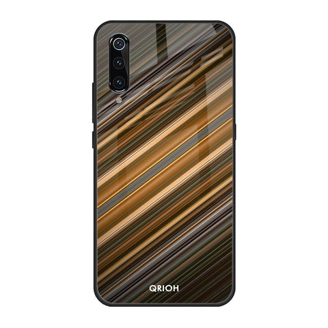 Diagonal Slash Pattern Glossy Case for Xiaomi Mi A3