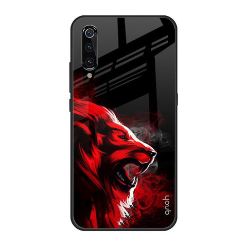 Red Angry Lion Glossy Case for Xiaomi Mi A3