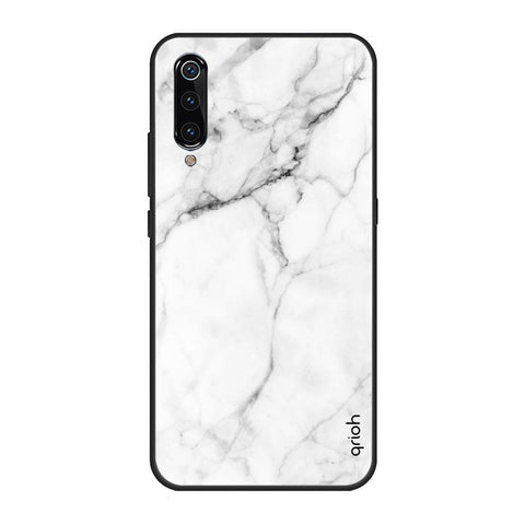 Modern White Marble Glossy case for Xiaomi Mi A3