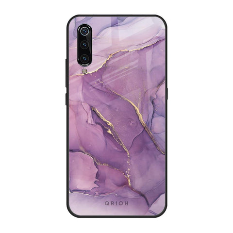 Purple Gold Marble Glossy Case for Xiaomi Mi A3