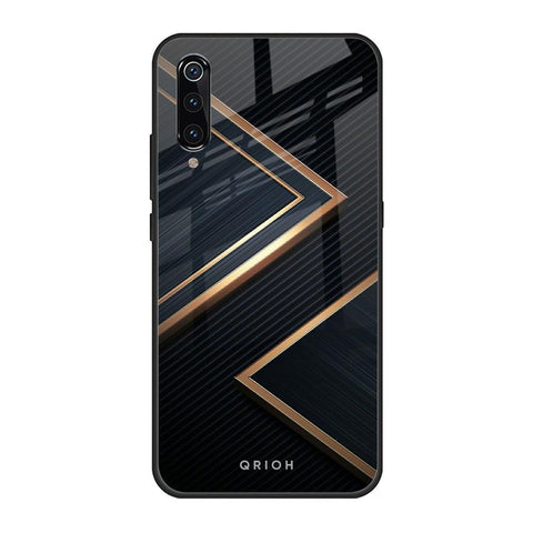 Sleek Golden & Navy Glossy Case for Xiaomi Mi A3