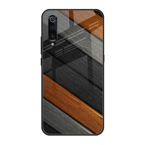 Tri Color Wood Glossy Case for Xiaomi Mi A3