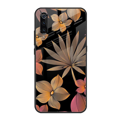 Lines Pattern Flowers Glossy Case for Xiaomi Mi A3