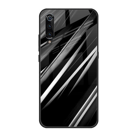 Black & Grey Gradient Glossy Case For Xiaomi Mi A3