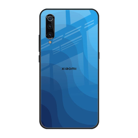 Blue Wave Abstract Glossy Case for Xiaomi Mi A3