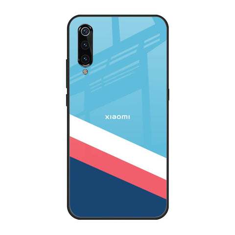 Pink & White Stripes Glossy Case For Xiaomi Mi A3