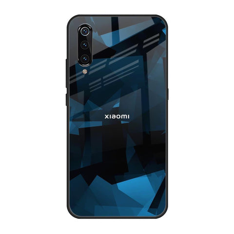 Polygonal Blue Box Glossy Case For Xiaomi Mi A3