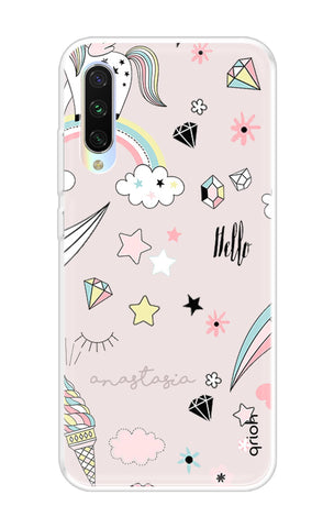 Unicorn Doodle Soft Cover For Xiaomi Mi A3