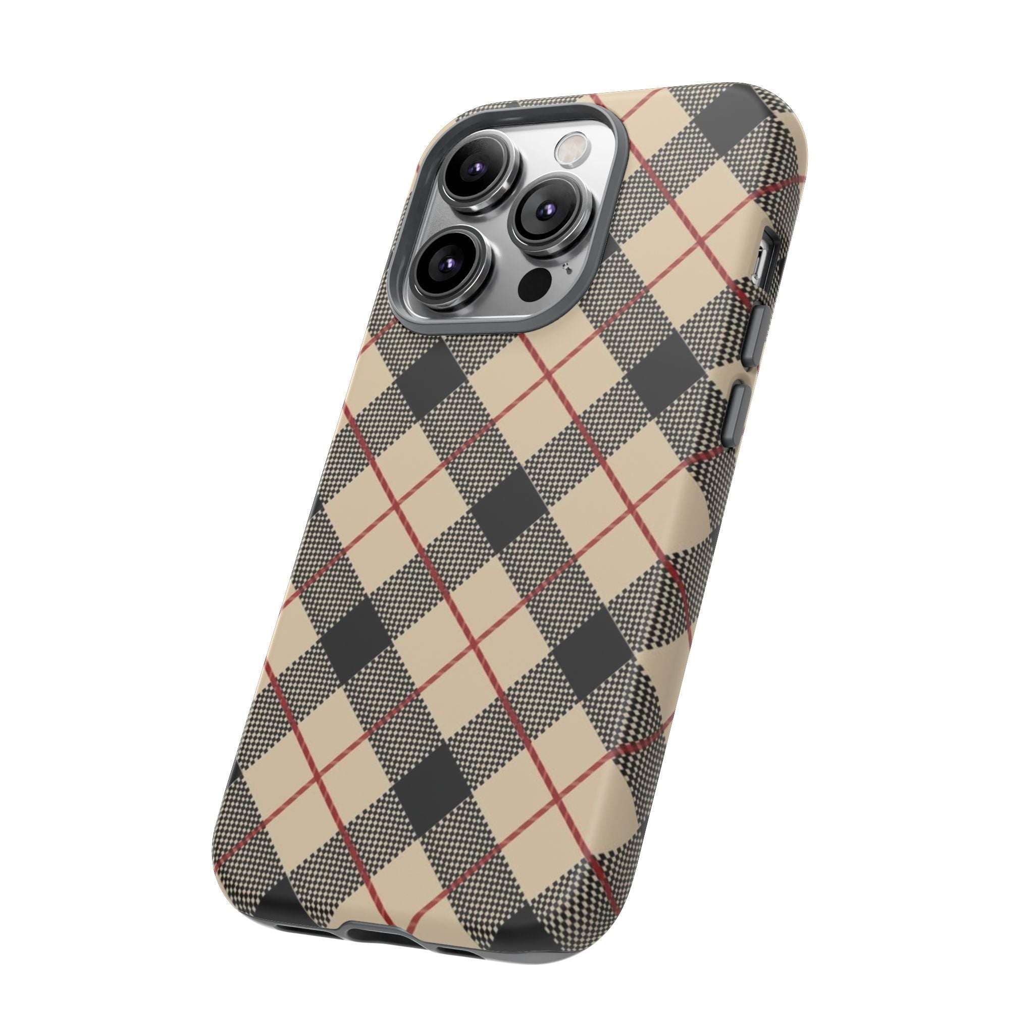 Heritage Plaid Premium Tough Shining Phone Case (Double Layer) Available For All iPhone Models