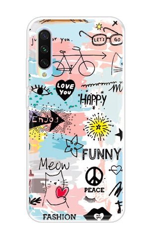 Happy Doodle Soft Cover for Xiaomi Mi CC9