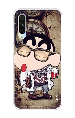 Nerdy Shinchan Soft Cover for Xiaomi Mi CC9