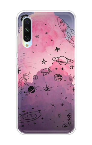 Space Doodles Art Soft Cover For Xiaomi Mi CC9