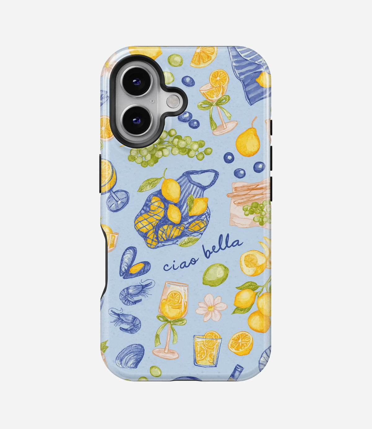 Sicilian Summer Premium Tough Shining Phone Case (Double Layer) Available For All iPhone Models