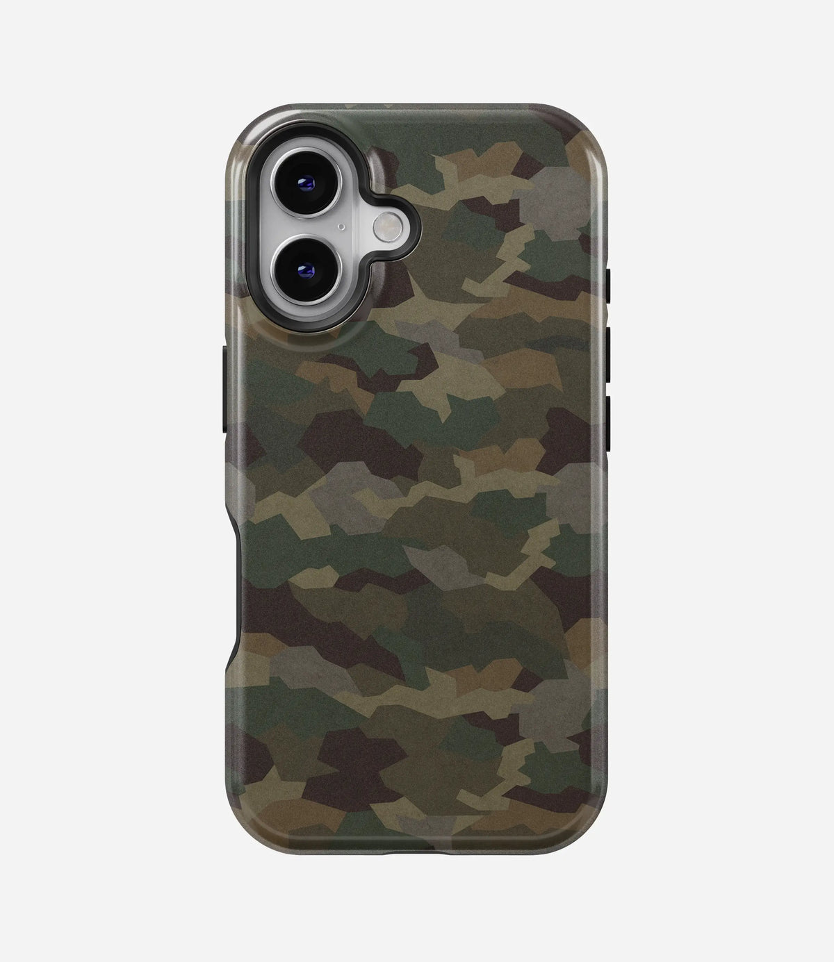 Classic Woodland Camo Premium Tough Shining Phone Case (Double Layer) Available For All iPhone Models