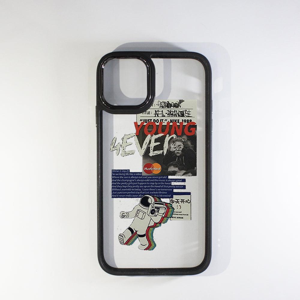 4ever Young Black Border Case - Case On