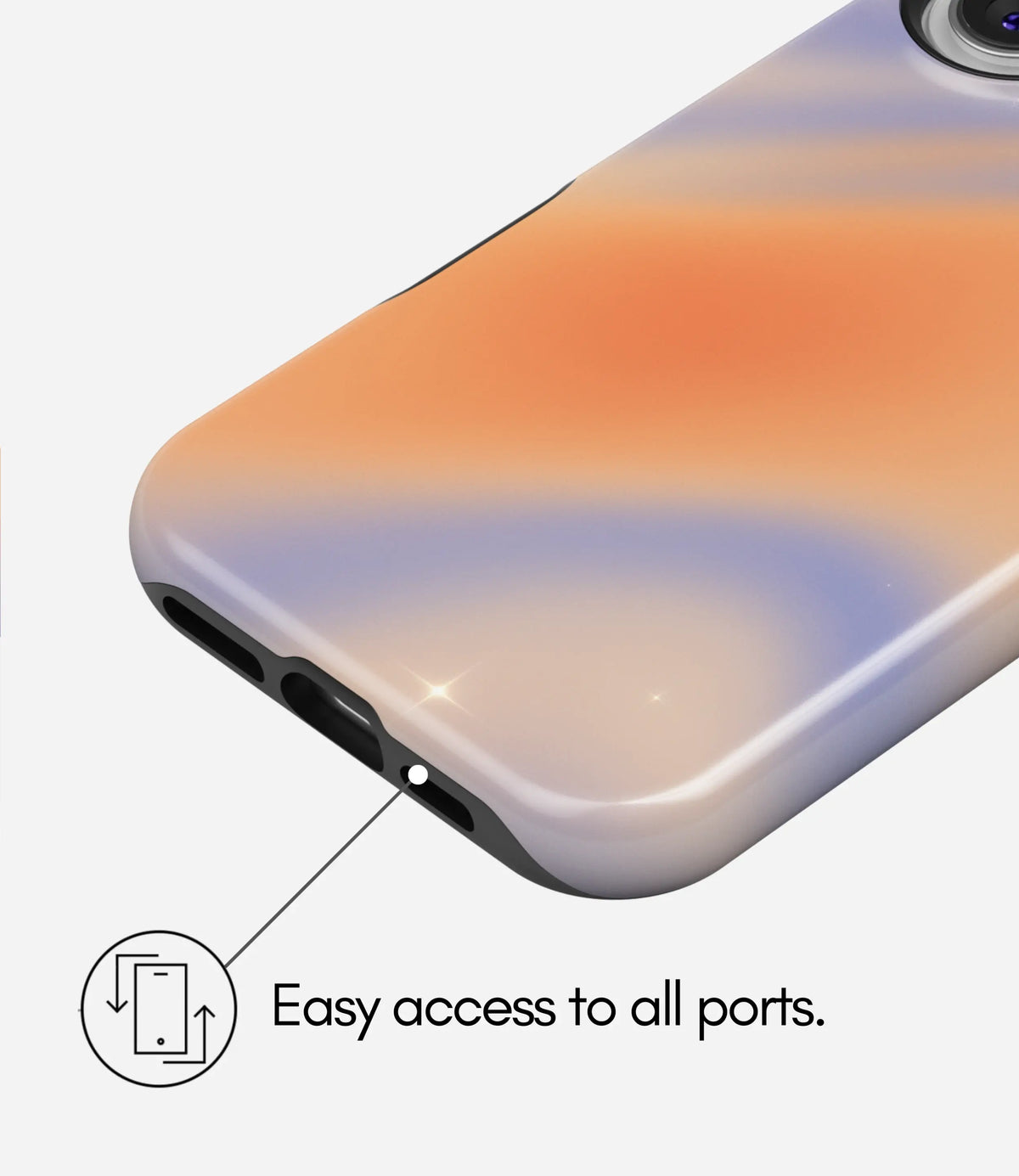 Sunset Mirage Premium Tough Shining Phone Case (Double Layer) Available For All iPhone Models