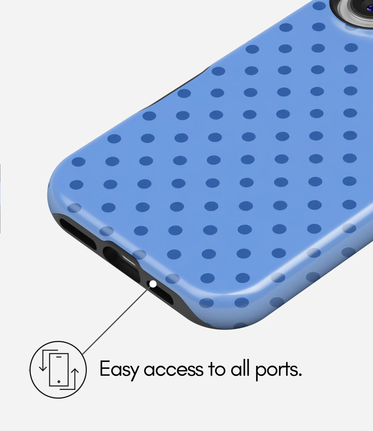 Color Pop Polka Premium Tough Shining Phone Case (Double Layer) Available For All iPhone Models