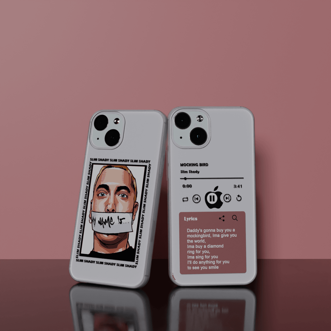 Slim Shady Essence - Combo Soft Transparent Silicon Case Acrylic (Anti Yellow)