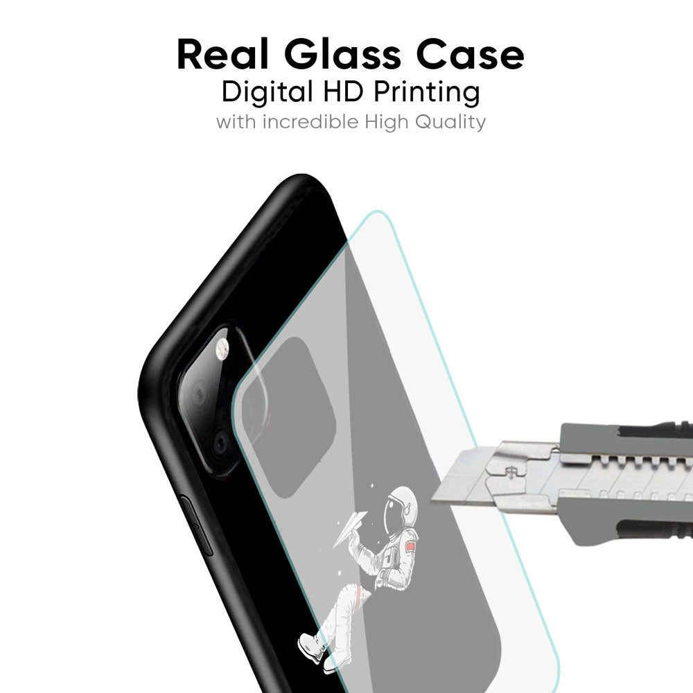 Space Traveller Glass Case for iPhone 17 Pro Max