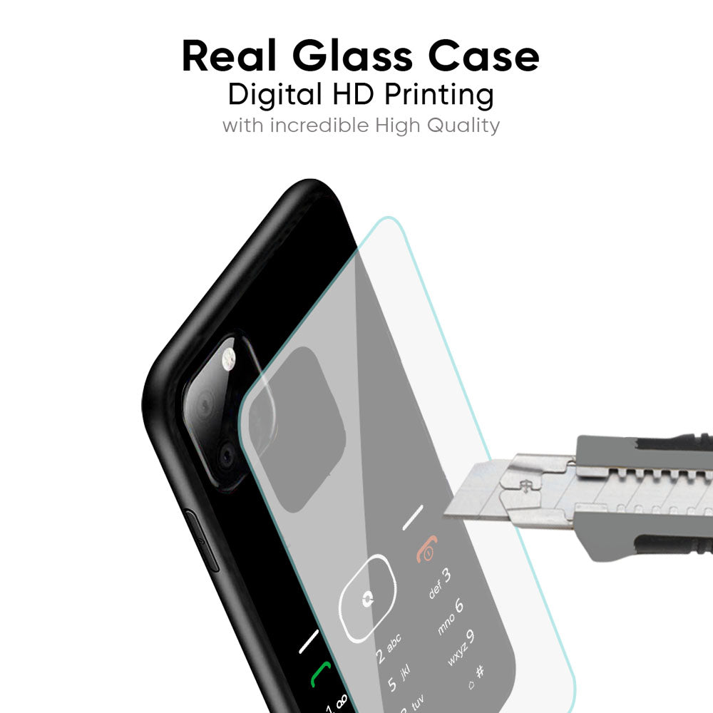 Classic Keypad Pattern Glass Case for iPhone 17 Pro Max